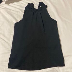Sleeveless Black Top